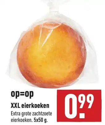 ALDI XXL eierkoeken 5x50 g aanbieding