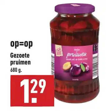 ALDI Gezote pruimen 680g aanbieding