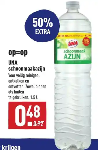 ALDI UNA schoonmaakazijn 1.5l aanbieding