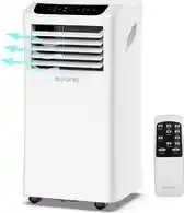 Bol.com Auronic Mobiele Airco - 10.000 BTU - 4-in-1 - Airconditioning met Raamafdichtingskits - Slaapkamer - Woonkamer - tot 25m² koe aanbieding