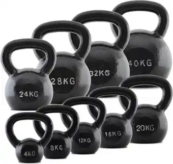 Bol.com Focus Fitness - Kettlebell - 36 KG - Gietijzer - Gewichten aanbieding
