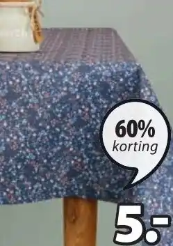 Jysk Bukkeblad tafelkleed 140 x 220 cm aanbieding
