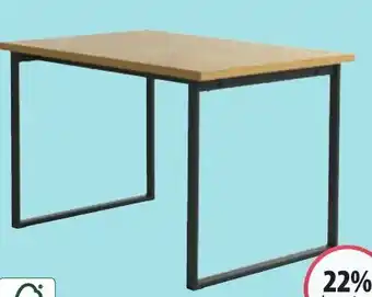 Jysk Aabernaa eettafel B80 x L120 x H75 cm aanbieding