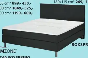 Jysk Plus c60 boxspring 140 x 200 cm aanbieding