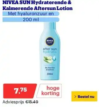 Bol.com NIVEA SUN Hydraterende & Kalmerende Aftersun Lotion aanbieding