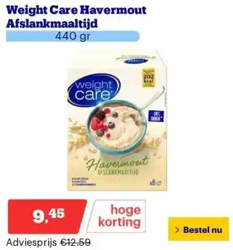 Bol.com Weight Care Havermout Afslankmaaltijd aanbieding