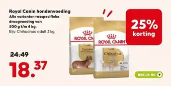 Pets Place Royal Canin hondenvoeding aanbieding