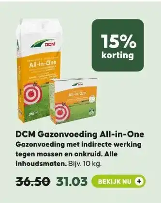 Boerenbond DCM Gazonvoeding aanbieding