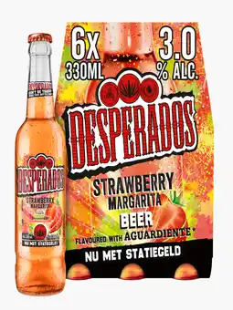 Flink Desperados Strawberry Margarita 6x0.33L aanbieding
