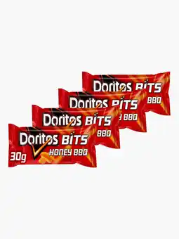 Flink Doritos Bits honey bbq 30g 4x aanbieding