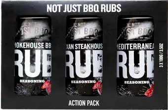 Intratuin Not Just BBQ multiverpakking rubs 3-delig aanbieding
