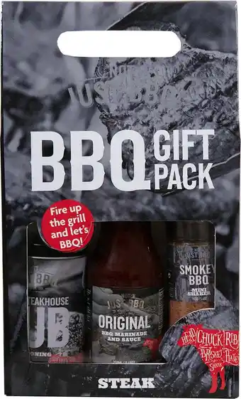 Intratuin Not Just BBQ cadeauverpakking vlees 3-delig aanbieding