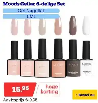 Bol.com Moods Gellac 6-delige Set aanbieding