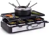 Bol.com MaxxHome Gourmetset - Raclette - Gourmetstel - Fonduepan - 8 personen aanbieding