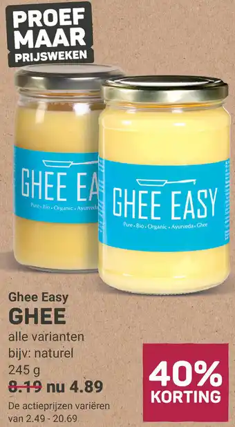 Ekoplaza Ghee Easy GHEE 245g aanbieding