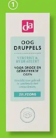 DA oogdruppels 15 ml aanbieding