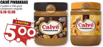 De Boerenschuur CALVÉ PINDAKAAS 350g aanbieding