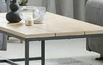 Jysk TEBSTRUP SALONTAFEL Eiken fineer en metaal. B60 xL - 110 x H45 cm 129 aanbieding