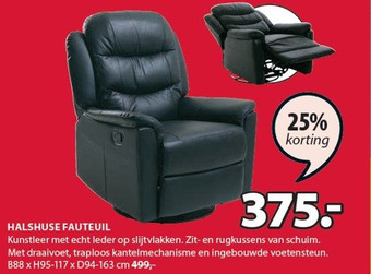 Jysk HALSHUSE FAUTEUIL aanbieding