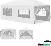 Bol.com MaxxGarden Partytent - Paviljoen - Partytent- 3x6m - Incl. Zijwanden - Waterdicht - Wit aanbieding