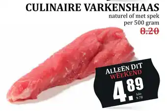 MCD Supermarkt Culinaire Varkenshaas 500 gram aanbieding