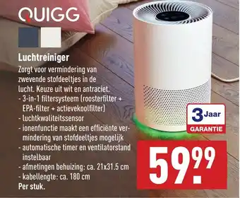 ALDI Luchtreiniger 21x31.5 cm aanbieding