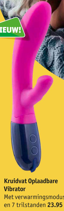 Kruidvat Kruidvat Oplaadbare Vibrator aanbieding