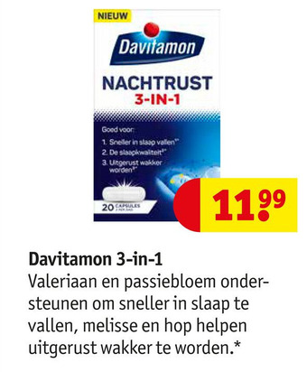 Kruidvat Davitamon 3-in-1 aanbieding