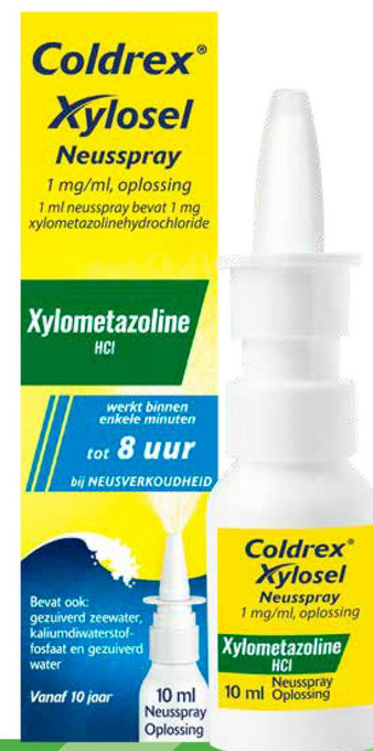 Kruidvat Coldrex Xylometazoline Neusspray aanbieding