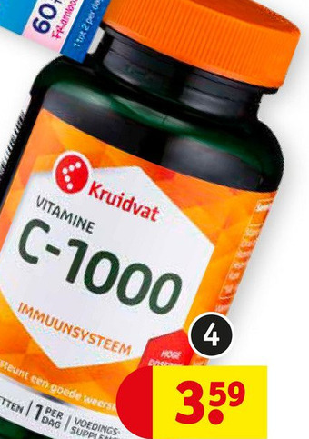 Kruidvat Kruidvat vitamine C aanbieding