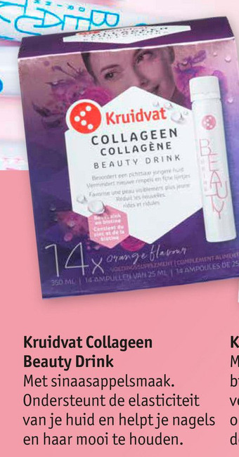 Kruidvat Kruidvat Collageen Beauty Drink aanbieding