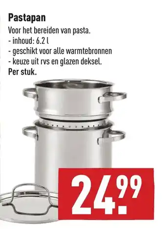 ALDI Pastapan 6.2l aanbieding