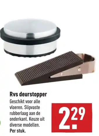 ALDI Rvs deurstopper aanbieding