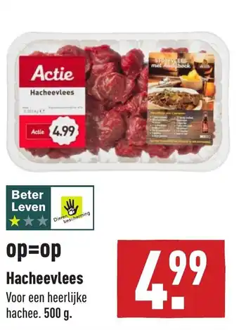 ALDI Hacheevlees 500g aanbieding