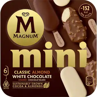 Dekamarkt Ola Magnum mini classic almond white aanbieding