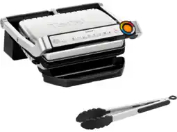 MediaMarkt Tefal Gc718d Optigrill+ Contactgrill Zilver aanbieding
