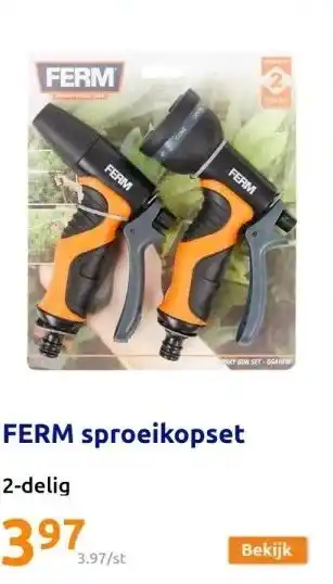 Action FERM sproeikopset aanbieding