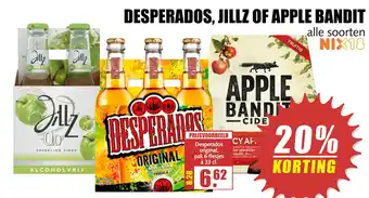 MCD Supermarkt Desperados, Jillz Of Apple Bandit aanbieding