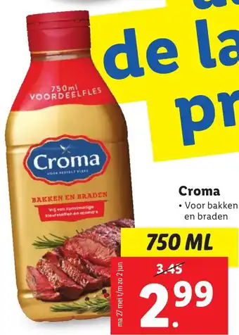 Lidl Croma 750ml aanbieding