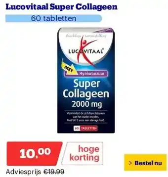 Bol.com Lucovitaal Super Collageen aanbieding