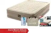 Bol.com Intex luchtbed Ultra Plush - 2 persoons - 152 x 203 x 46 cm - zandkleurig - met ingebouwde pomp (incl. Reparatiekit) aanbieding