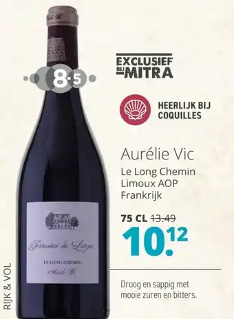 Mitra Aurélie Vic Le Long Chemin Limoux AOP 75 cl aanbieding