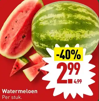 ALDI Watermeloen aanbieding