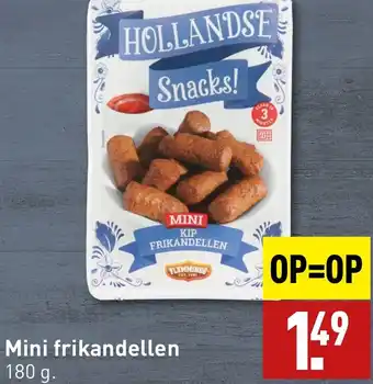 ALDI Mini frikandellen 180 g. aanbieding