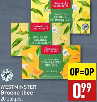 ALDI WESTMINSTER Groene thee aanbieding