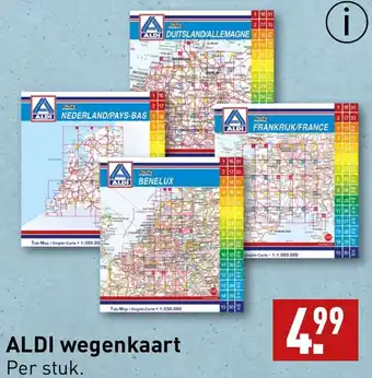 ALDI wegenkaart aanbieding