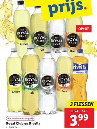 Lidl Royal club en rivella aanbieding