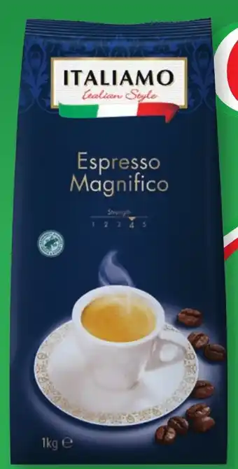 Lidl Espressobonen magnifico 1 kilo aanbieding