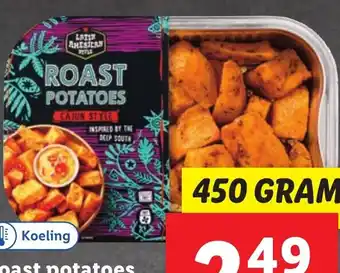 Lidl Roast potatoes cajun style 450 gram aanbieding