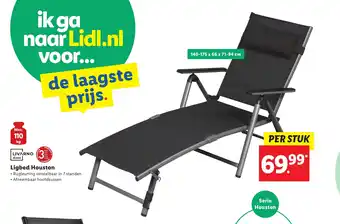 Lidl LIVARNO home Ligbed Houston 140-175x66x71-94 cm aanbieding